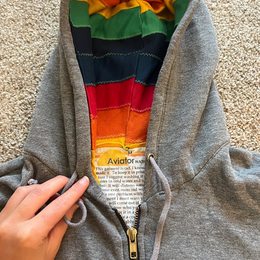 Aviator nation zip up